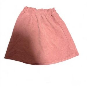 SHEIN Dusty Pink corduroy skirt size 10 youth